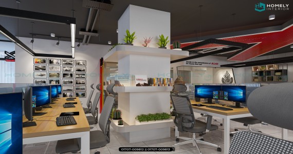 Showroom Interior Design Ideas in Bangladesh | Homely Interior Limited